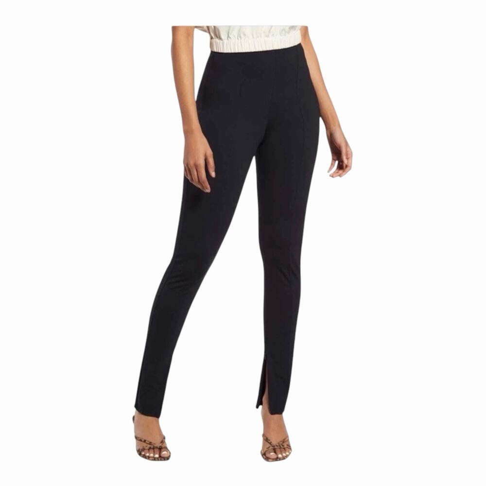 Open Edit Nordstrom Black Pull On Slim Split Hem Ankle Pants Stretch XS Gorpcore